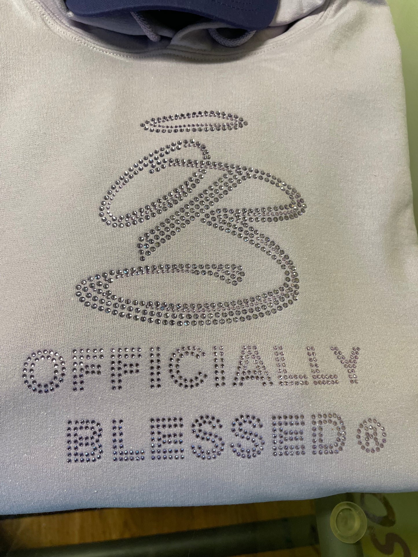 O B Rhinestone Hoodie and Cap bundle