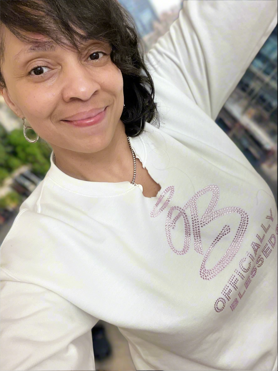 Pink OB Rhinestone Sweatshirt