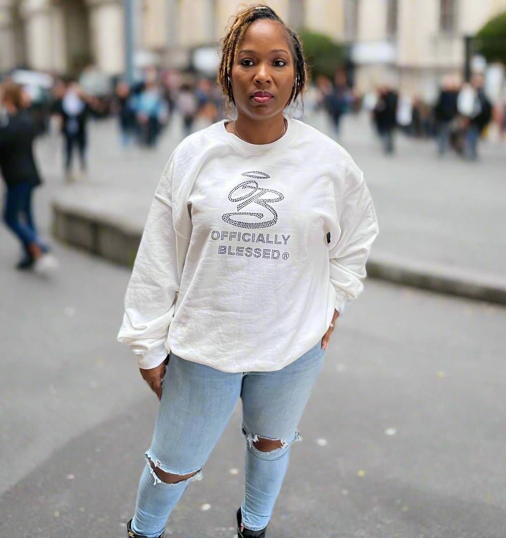 New OB Rhinestone Sweatshirt