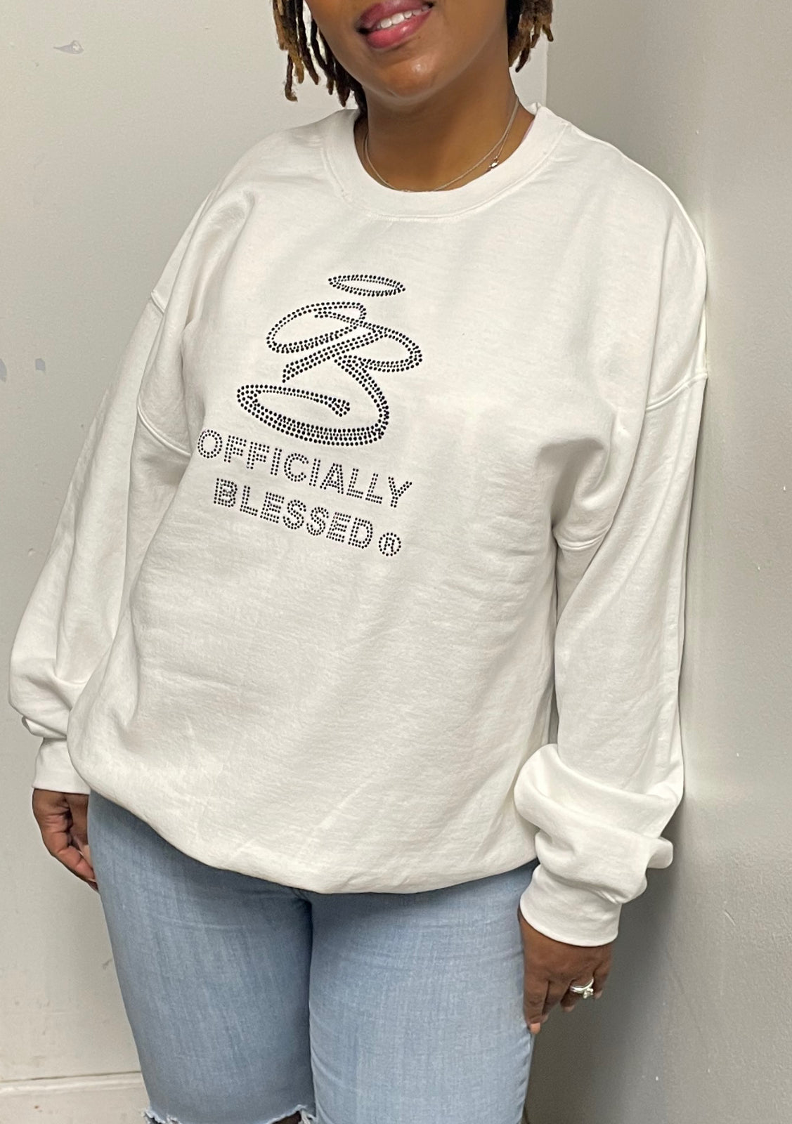 New OB Rhinestone Sweatshirt