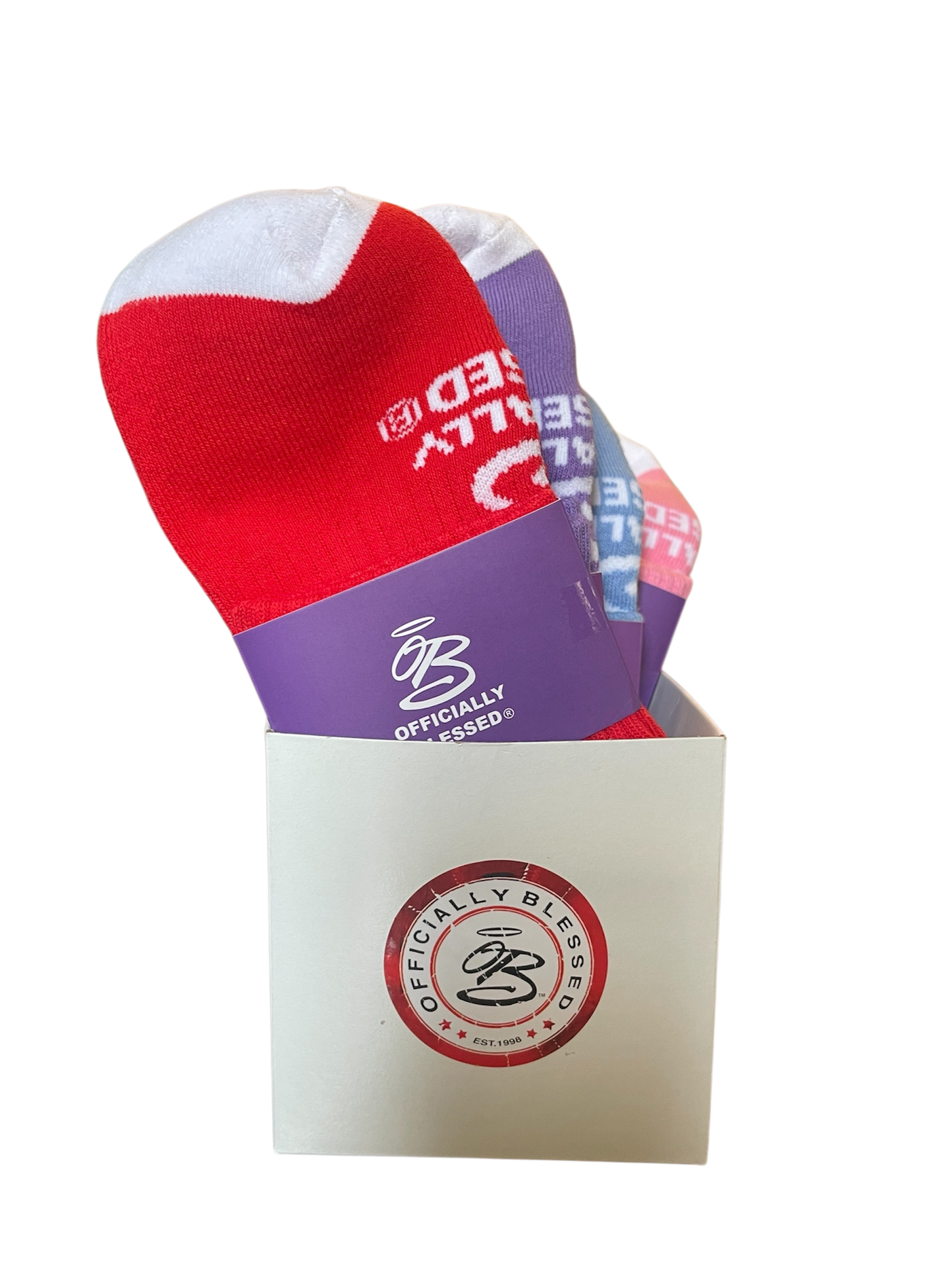 O B Ankle Logo Socks